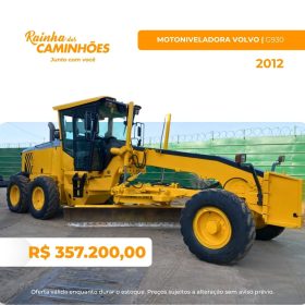 Motoniveladora Volvo G930 2012.