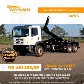 Conjunto Roll-on Roll-off  VW 17.260 21/22 Seminovo.